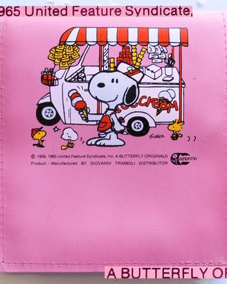 Portafoglio gomma Vintage Snoopy 1980