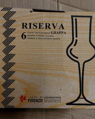 Bicchieri degustazione grappa