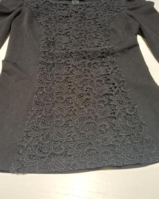 Elegante maglietta nera