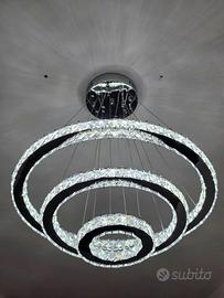 Lampadario cristallo brillante NUOVO