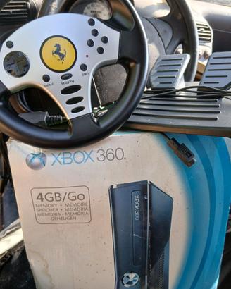Console per xbox360 .volante con pedaliera