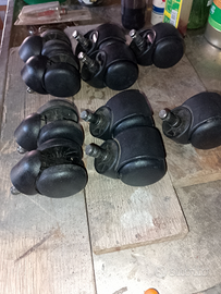 10 Ruote piroettanti x Sedie Ufficio