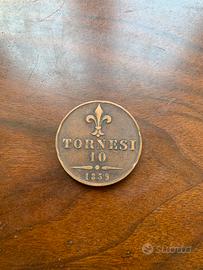 10 Tornesi Francesco II 1859