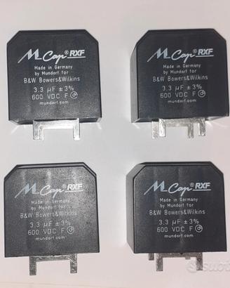 4 Nuovi M Cap Mundorf RXF da 3,3 uF e 600 V 