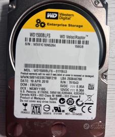 Disco sata 2,5” Westetn Digital Velociraptor 150GB
