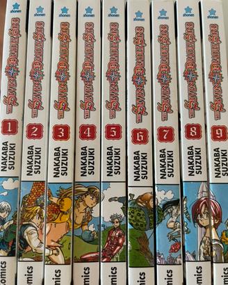 Manga the seven deadly sins da 1 a 17