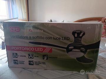Ventilatore da soffitto con led