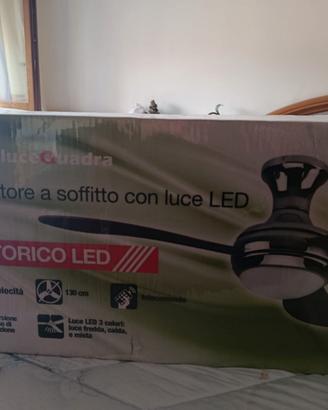 Ventilatore da soffitto con led