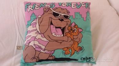 Cuscino Disney Oliver & co e cuscino ricamato