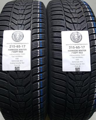 2 GOMME 215 65 17 HANKOOK A74391