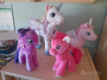 Peluches rosa Unicorni per bimba