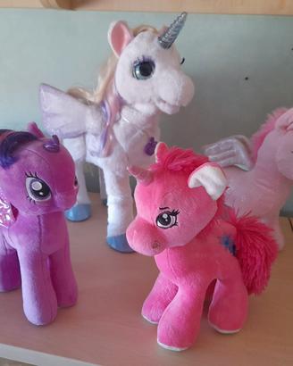 Peluches rosa Unicorni per bimba
