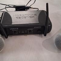 Centralina Wireless con 2 mic Vonyx STWMT12