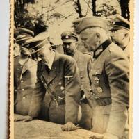 Fotografia epoca nazista con Hitler Wagner Himmler