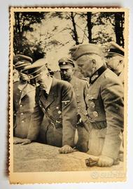 Fotografia epoca nazista con Hitler Wagner Himmler