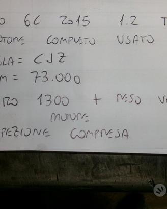 Motore completo polo 6c 2015 1.2 tsi