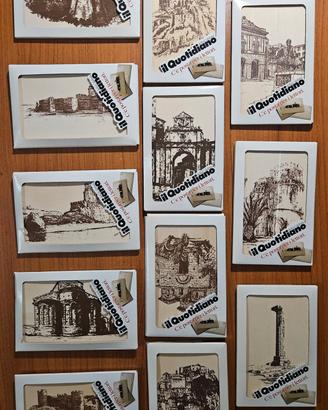 Lotto 12 Cartoline Legno Luoghi Storici Calabria