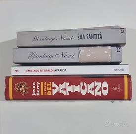 Lotto 4 libri inchieste Vaticano (Nuzzi, Fittipald