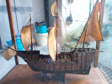 Barca a vela riprodotta in scala
