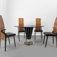 Tavolo e 4 sedie Pierre Cardin