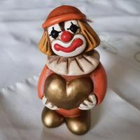 Statuina Thun in ceramica pagliaccio 