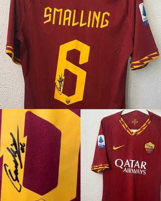 Maglia AS Roma autografata Smalling