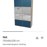 Armadio Ante scorrevoli come nuovo 