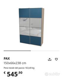 Armadio Ante scorrevoli come nuovo 