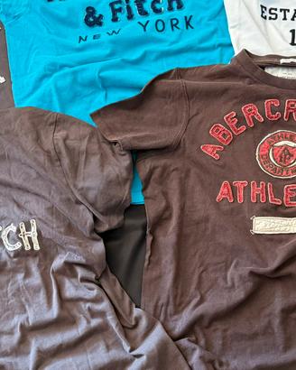 Lotto 5 t -shirt abercrombie L/XL vintage