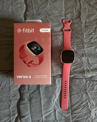 Fitbit Versa 4 rosa | Smartwatch fitness