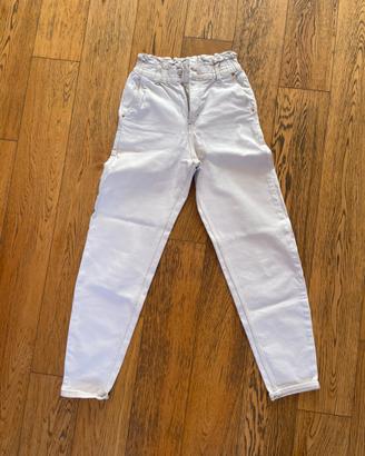 Jeans chiaro con elastico in vita tg32 Pull&Bear