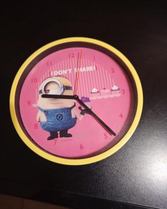 orologio da parete minion