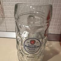 Boccale birra in vetro