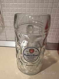 Boccale birra in vetro