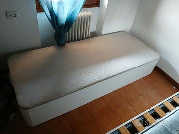 Letto Singolo con Vano Contenitore 