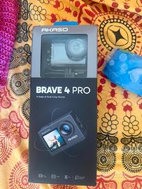 AKASO Brave 4 Pro Action Cam 4K NUOVA SIGILLATA
