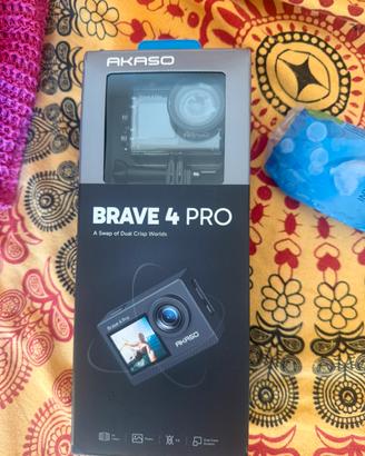 AKASO Brave 4 Pro Action Cam 4K NUOVA SIGILLATA