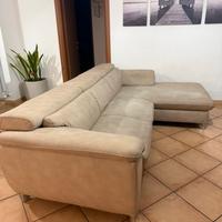 Divano letto  tre posti con penisola