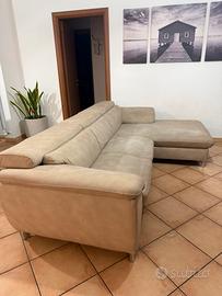 Divano letto  tre posti con penisola