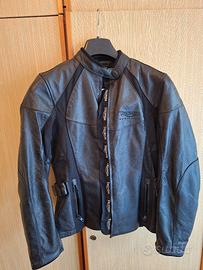 Giacca motociclista in pelle Triumph tg.S
