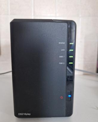 NAS Synology  - DS 216 Play +2 WD red 3TB