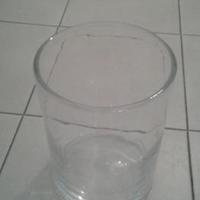 Vaso vetro cilindrico