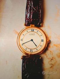 Orologio must de Cartier Paris Vermeil