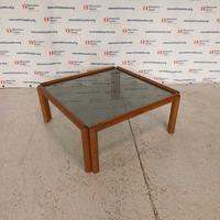 Tavolino con Piano in vetro fumé