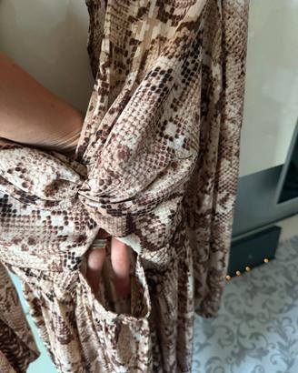 Vestito pitonato usato una volta sola