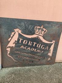 Pannello pubblicita in ferro