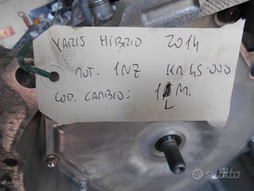 Cambio toyota yaris hibrid tipo 1lm