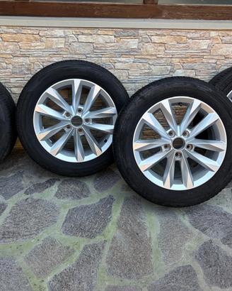 Cerchi in lega Audi + gomme barum Bravuris 6