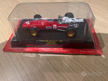 Modellino ferrari 312 F1-67 1967