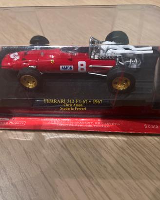 Modellino ferrari 312 F1-67 1967